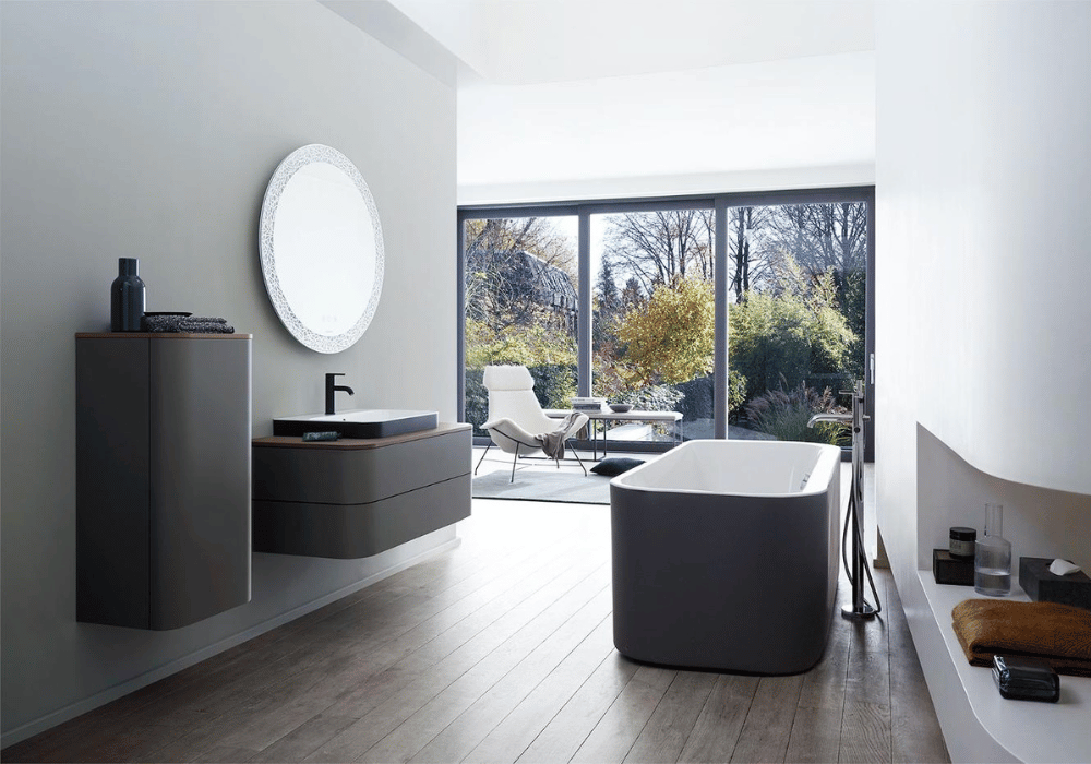 Szabadon álló kád és spa élmény otthon