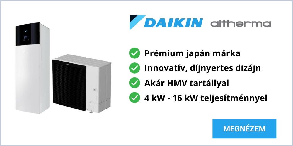 Daikin ALTHERMA termékcsalád