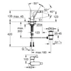 Kép 2/2 - Grohe Plus egykaros bide csaptelep 33241003