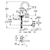 Kép 2/2 - GROHE 32629002 Egykaros mosdócsaptelep króm 32629002