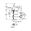 Kép 2/2 - Grohe Eurodisc Joy egykaros fehér bide csaptelep 24036LS0