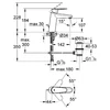 Kép 2/2 - Grohe Eurodisc Cosmopolitan egykaros mosdó csaptelep 23448002