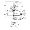 Kép 2/2 - Grohe Eurodisc Cosmopolitan egykaros mosdócsaptelep L-es méret 23054003