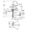 Kép 2/2 - Grohe Eurostyle Cosmopolitan egykaros mosdócsaptelep L-es méret 23043003