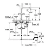 Kép 2/2 - Grohe Allure 3-lyukas mosdócsaptelep 20143000
