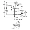 Kép 2/2 - GROHE Eurodisc Cosmopolitan mosdócsaptelep 23049002