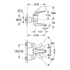 Kép 2/2 - GROHE Euroeco Speciál mosdócsaptelep 32771000