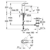 Kép 2/2 - Grohe Eurocube mosdó csaptelep 23445000