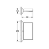 Kép 2/2 - Grohe Allure Brilliant polc szappantartóval 40504000