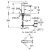 Kép 2/2 - Grohe Lineare egykaros mosdócsaptelep S méret, króm 32114001