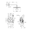 Kép 2/2 - Grohe Grohtherm Smartcontrol falsík alatti termosztátos zuhanyszett 34744000