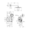 Kép 2/2 - Grohe Grohtherm Smartcontrol falsík alatti termosztátos zuhanyszett 34742000