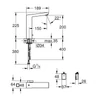 Kép 2/2 - Grohe Eurocube E infravörös elektronikus mosdócsaptelep 36441000