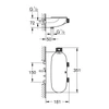 Kép 2/2 - Grohe Grohtherm SmartControl Combi termosztatikus zuhanykeverő 2 szelepes 34714000