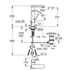 Kép 2/3 - Grohe Plus egykaros magasított mosdócsaptelep L-méret 23843003