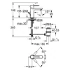 Kép 2/2 - Grohe Lineare egykaros mosdócsaptelep XS, króm 32109001