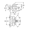 Kép 2/2 - Grohe Eurostyle egykaros kádtöltő csaptelep, fehér 33591LS3