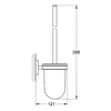 Kép 2/2 - Grohe Essentials WC kefe garnitúra 40374001