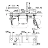 Kép 2/3 - GROHE 19578001 Essence 4-lyukas, kádkombináció