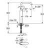 Kép 2/2 - Grohe Essence egykaros magasított mosdócsaptelep 32901001