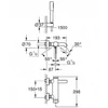 Kép 2/2 - Grohe Essence egykaros kádcsaptelep zuhanyszettel 33628001