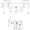 Kép 2/2 - Hansgrohe Axor Citterio M termosztátos zuhanycsaptelep 34635000