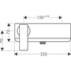 Kép 2/2 - Hansgrohe Axor Citterio zuhanycsaptelep 39600000