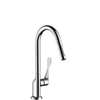 Kép 1/2 - Hansgrohe Axor Citterio mosogató csaptelep kihúzható zuhanyfejjel 39835000