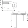 Kép 2/2 - Hansgrohe Axor Citterio mosdócsaptelep színkészlet dekorlappal 39112000