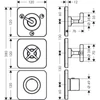 Kép 2/2 - Hansgrohe Axor Citterio E Falsík alatti termosztátos modul 36704000