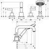 Kép 2/2 - Hansgrohe Axor kádcsaptelep 39446000