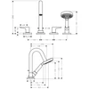 Kép 2/2 - Hansgrohe Axor kádcsaptelep 34444000