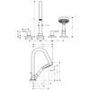 Kép 2/2 - Hansgrohe Axor Citterio M 4-lyukú kádcsaptelep 34454000