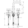 Kép 2/2 - Hansgrohe Axor mosdócsaptelep 39133000