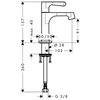 Kép 2/2 - Hansgrohe Axor Citterio M hidegvizes mosdócsaptelep 34130000