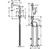 Kép 2/2 - Hansgrohe M71 - M7117-H240 mosogatócsaptelep, kihúzható permetezővel  73817000