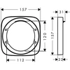 Kép 2/2 - Hansgrohe PuraVida Hosszabbító-rozetta 15597000