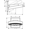 Kép 2/2 - Hansgrohe Rainfinity Fejzuhany 250 3jet fali csatlakozóval 26232000