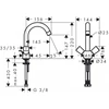 Kép 2/2 - Hansgrohe Logis mosdócsaptelep 71221000