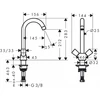 Kép 2/2 - Hansgrohe Logis mosogató csaptelep 71280000