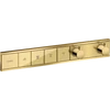 Kép 1/2 - Hansgrohe RainSelect Termosztát falsík alatti szereléshez, 4 fogyasztóhoz, polírozott arany hatású 15382990