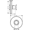 Kép 2/2 - Hansgrohe Axor ShowerSelect  termosztát  36721000