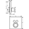 Kép 2/2 - Hansgrohe Axor ShowerSelect termosztátos csaptelep 36715000