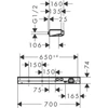 Kép 2/2 - Hansgrohe ShowerTablet Select 700 termosztátos csaptelep 13184000