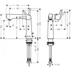 Kép 2/2 - Hansgrohe Talis S mosdócsaptelep 72113000