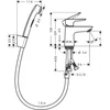 Kép 2/2 - Hansgrohe Talis E Bidette szett 71729000