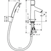 Kép 2/2 - Hansgrohe Talis Select S Bidette szett 72291000