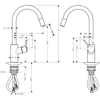 Kép 2/2 - Hansgrohe Talis S2 Variarc mosogató csaptelep 14872000