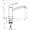 Kép 2/2 - Hansgrohe Focus E2 31806 000 Mosogató csaptelep 31806000