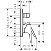 Kép 2/2 - Hansgrohe Talis E kádcsaptelep 71745000